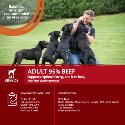 Zoom bild av CORE 95% Single Protein Beef & Broccoli 400g