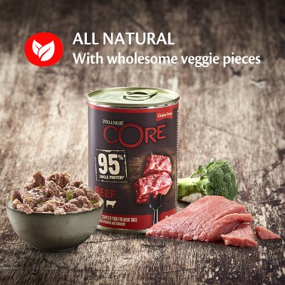 Zoom bild av CORE 95% Single Protein Beef & Broccoli 400g