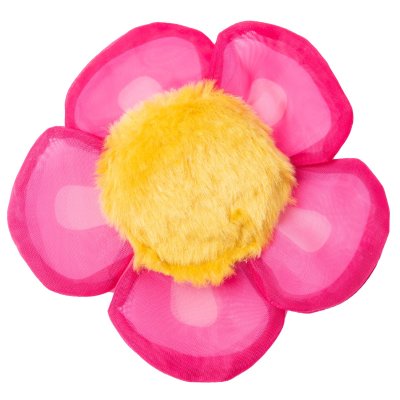 Zoom bild av Yeowww! Daisy's Flower Tops kattleksak catnip äkta ekologisk kattmynta blomma blå rosa vit bomull plysch prasseltyg