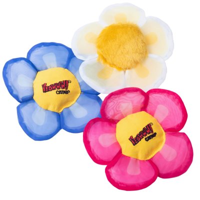 Zoom bild av Yeowww! Daisy's Flower Tops kattleksak catnip äkta ekologisk kattmynta blomma blå rosa vit bomull plysch prasseltyg